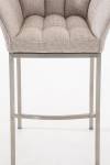 Barhocker Damaso Beige - Silber