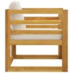 Garten-Lounge-Set (6-teilig) 3009697-4 Weiß - Massivholz - Holzart/Dekor - 70 x 60 x 70 cm