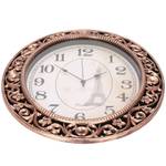 Batteriebetriebene Wanduhr 38x46cm Gold - Kunststoff - 38 x 46 x 38 cm