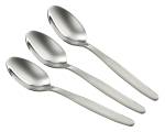 Nirosta Espressolöffel 11 cm 3er Set Grau - Metall - 3 x 2 x 11 cm