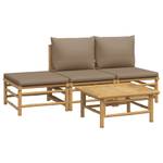 Garten-Lounge-Set 3028491-11 (4-teilig) Taupe