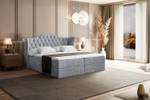 Boxspringbett VILA Grau - Breite: 140 cm - H4