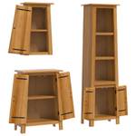 Badmöbel Set 3223455 (3-teilig) Braun - Massivholz - Holzart/Dekor - 48 x 170 x 32 cm