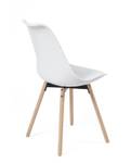 Chaise scandinave MIA (lot de 2) Blanc - Lot de 2