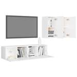 TV-Schrank 4er Set D159 Weiß - 31 x 60 cm