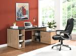 Bureau traditionnel ROMIARA Noir - Bois manufacturé - 120 x 76 x 174 cm