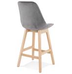 Tabouret De Bar MORISS MINI Gris - Marron