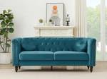 Couchgarnitur TURNER 2er-Set Blau