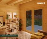 Air茅n Gartenhaus 300x300 Holz