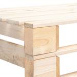 Palettenbank 297702 Braun - Holzwerkstoff - Holzart/Dekor - 110 x 55 x 65 cm