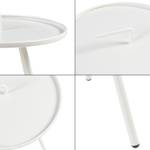 Table d'appoint de jardin Fosen Blanc