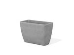 Cache-pot d'extérieur BARIS Gris - Gris lumineux - Diamètre : 27 cm - Lot de 2