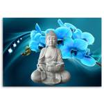 Bild Buddha Orchidee Zen Spa Feng Shui