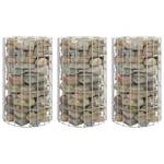 Lit surélevé à gabion 3013582 (lot de 3) Hauteur : 50 cm