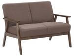 2-Sitzer Sofa ASNES Braun - Textil - 110 x 80 x 80 cm