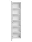 Armoire haute HAVANA HC40 2D Blanc - Bois manufacturé - Matière plastique - 40 x 170 x 33 cm