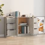 Sideboard 3er-Set F18150 Grau - Holzwerkstoff - 30 x 70 x 30 cm