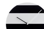 Horloge murale design THE ZEBRA. Noir - Blanc - Bois manufacturé - 29 x 29 x 1 cm