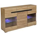 Sideboard M1679 Braun - Holzwerkstoff - 80 x 35 x 140 cm