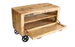 RUSTIC Schuhschrank Braun - Massivholz - Holzart/Dekor - 85 x 56 x 40 cm