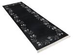 Tapis de passage Darya CMXXXVI Noir - Textile - 81 x 1 x 251 cm