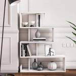 Bücherregal Longway weiß Weiß - Holzwerkstoff - 80 x 100 x 22 cm