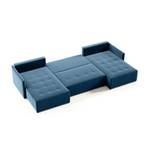 Ecksofa Big Sofa Eckcouch Molo U Form Blau