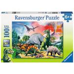Puzzle Unter den Teile Dinosauriern, 100