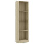 Bücherregal 3016500-4 Eiche Sonoma Dekor - 40 x 142 cm