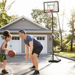 Basketballständer A61-013 Braun - Kunststoff - 165 x 352 x 90 cm