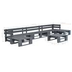 Garten-Lounge-Set (6-teilig) 297745 Grau