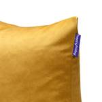 Velvet Dekorative kissenbezug Gelb - Textil - 1 x 45 x 45 cm