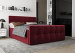 Boxspringbett NATHIE 160x200 Monolith 59 Rot