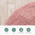 Teppich Hochflor R Lofty Pink - 100 x 100 cm