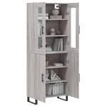 Highboard DE7505 Grau - Holzwerkstoff - 34 x 180 x 70 cm