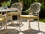 Chaise de jardin ANCONA Vert - Blanc