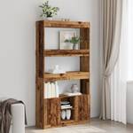 Highboard DE4274 Braun - Holzwerkstoff - 33 x 180 x 92 cm