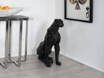 Panther-Glasskulptur Sitzende