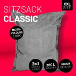 Sitzsack Luxury Grau