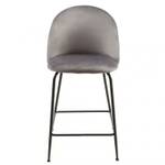 Lot de 2 chaises de bar - FARA Anthracite