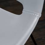 Chaise ASCO cuir synthétique Blanc - Cuir synthétique - 49 x 80 x 55 cm