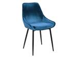 Chaise gondole MASURIE Bleu - Lot de 6