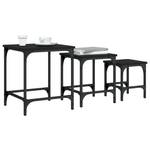 Couchtische 3er Set D749 Schwarz