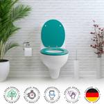 Premium WC Sitz Mars Green Grün - Holzwerkstoff - 38 x 5 x 44 cm