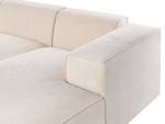 Ecksofa DOLVA Beige - Schwarz