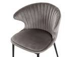 Chaise de salle à manger AUGUSTA Noir - Gris