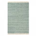 Tapis kilim TWILL Vert - 160 x 230 cm