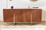 Sideboard GATSBY Braun - Massivholz - Holzart/Dekor - 160 x 75 x 40 cm