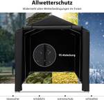 Garagenzelt MI32248SD Schwarz - Kunststoff - 218 x 218 x 160 cm