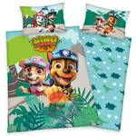 Parure de lit Paw Patrol Dino Rescue Fibres naturelles - 160 x 1 x 210 cm